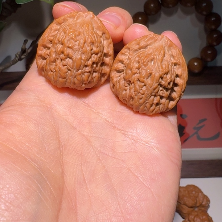 文玩核桃吊坠34全品平底锅（金蝉子）