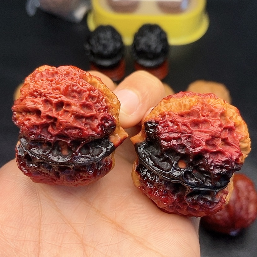 【闪购商品】把件文玩核桃41尺火麒麟金蟾