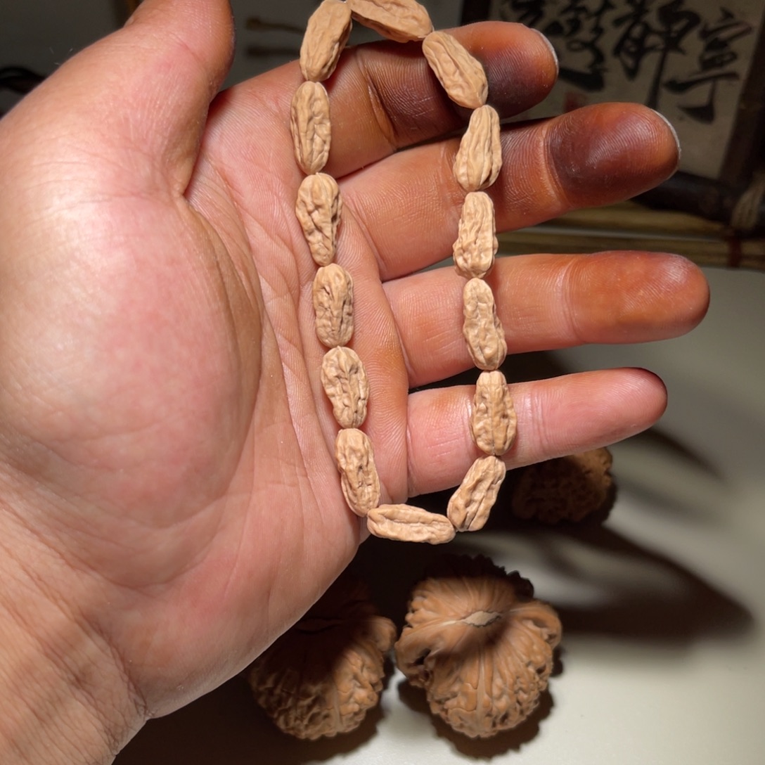文玩核桃手串麻核桃异形手串