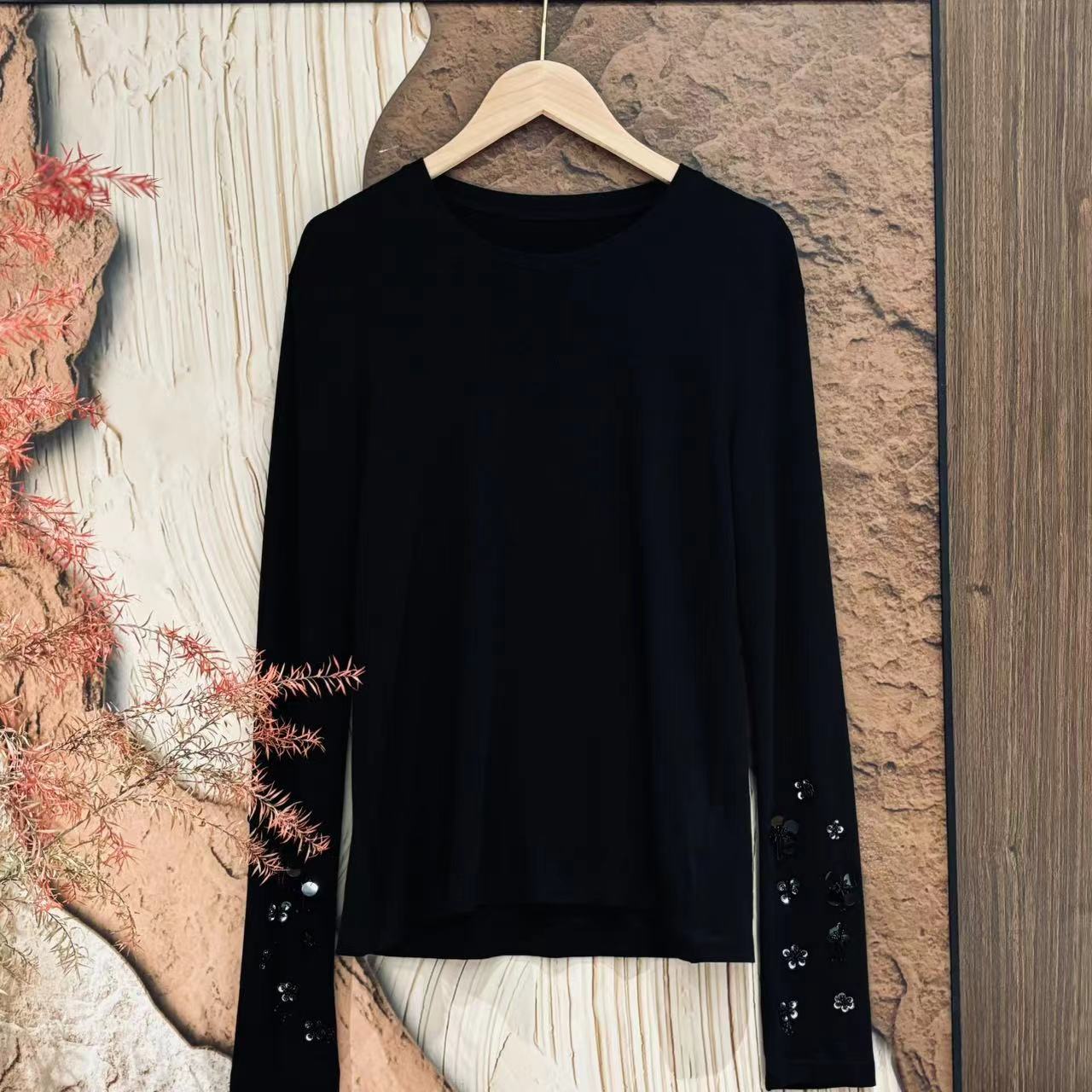 VV&AA 春夏新款时尚气质休闲百搭长袖设计感圆领卫衣 VA8720