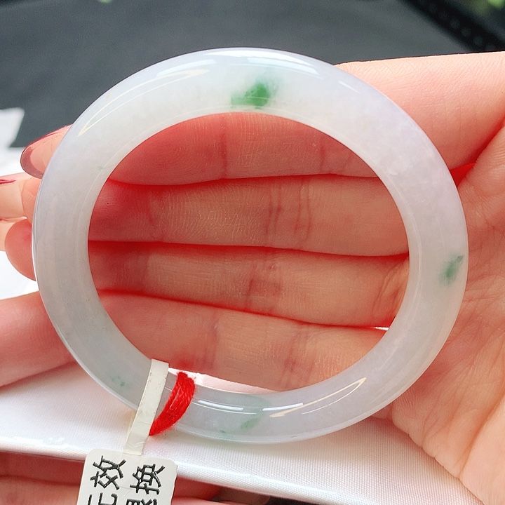 翡翠手镯未镶嵌51圆条