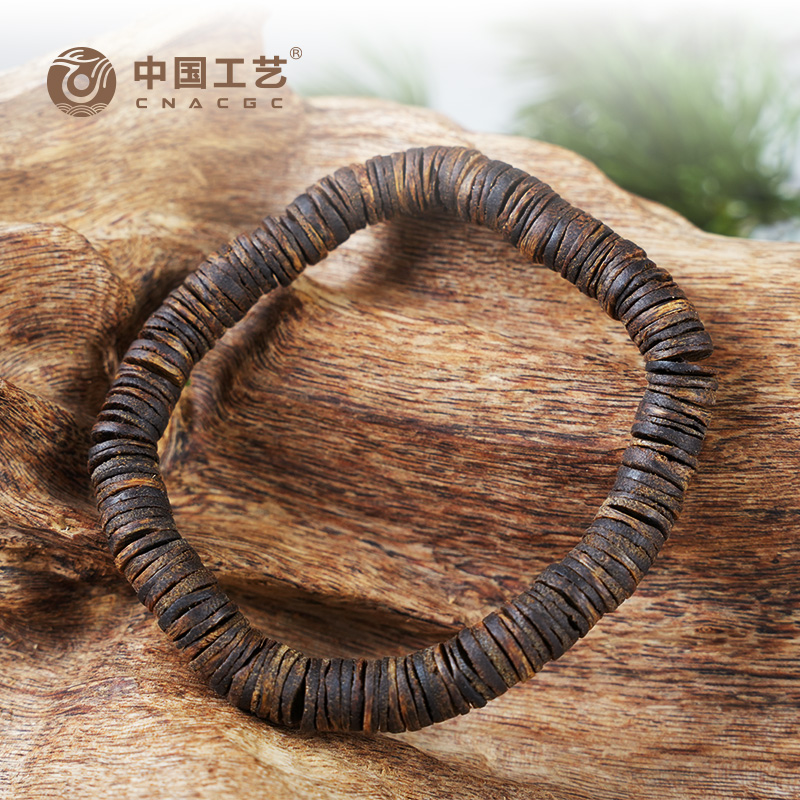 沉香【中国工艺】8mm片珠单圈沉水手串8克+多样性发其一