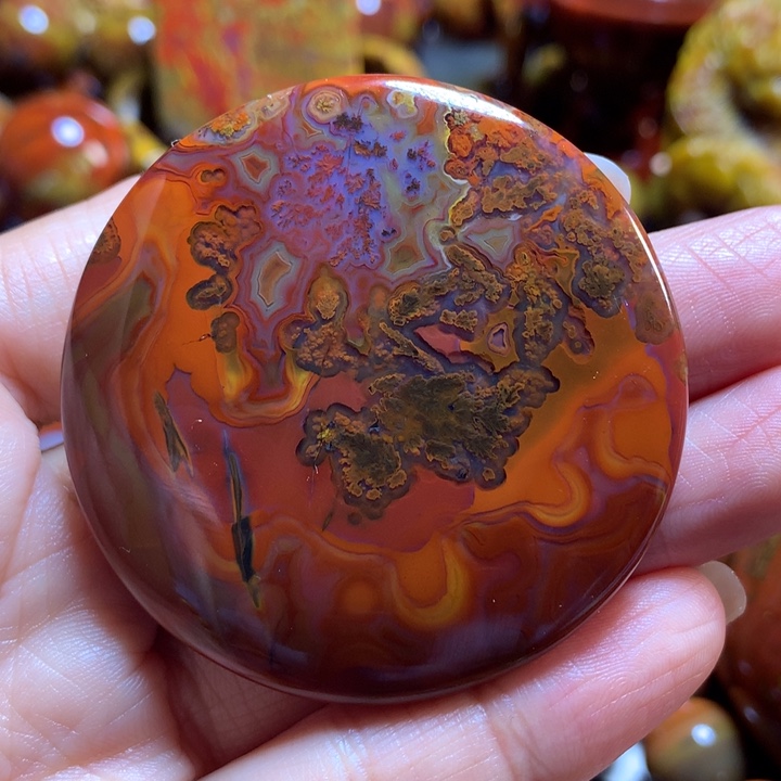 玛瑙/玉髓战国红吊坠未镶嵌