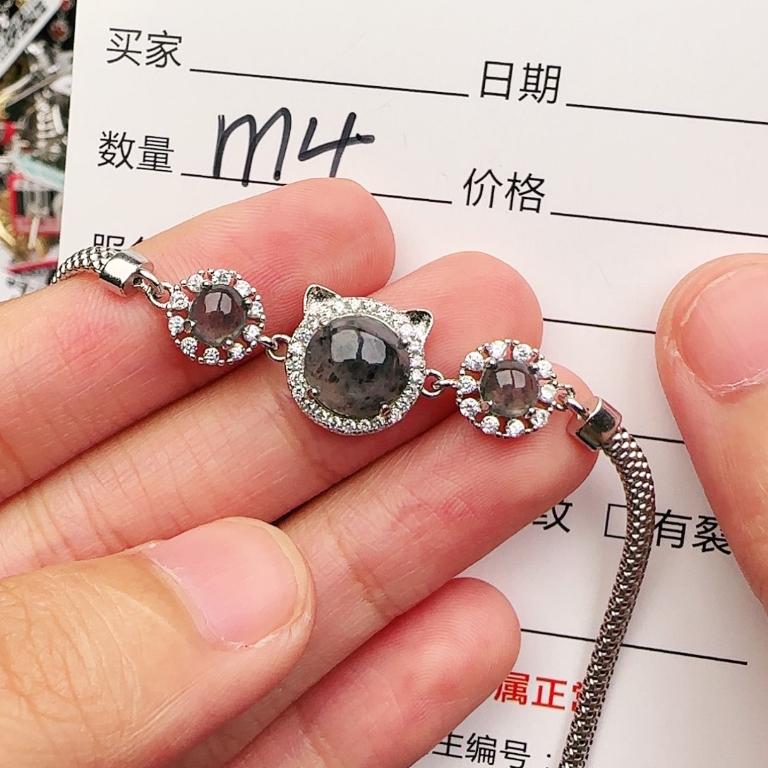 银S925镶嵌戒指翡翠戒指