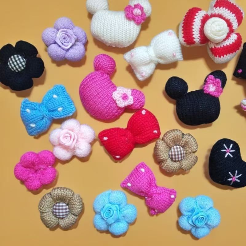 手工DIY蝴蝶结、花朵、充棉公仔