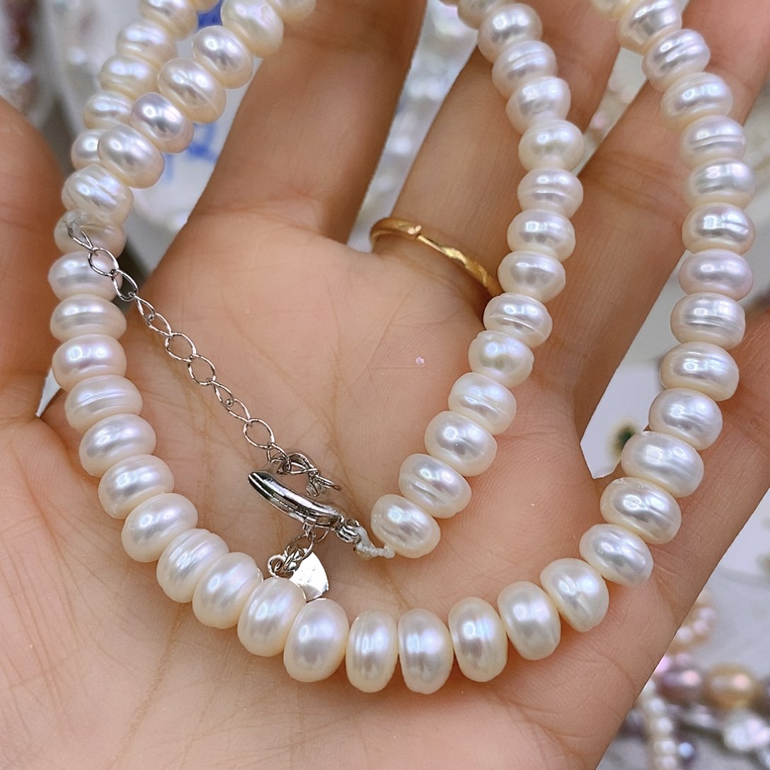 淡水珍珠手绳合金