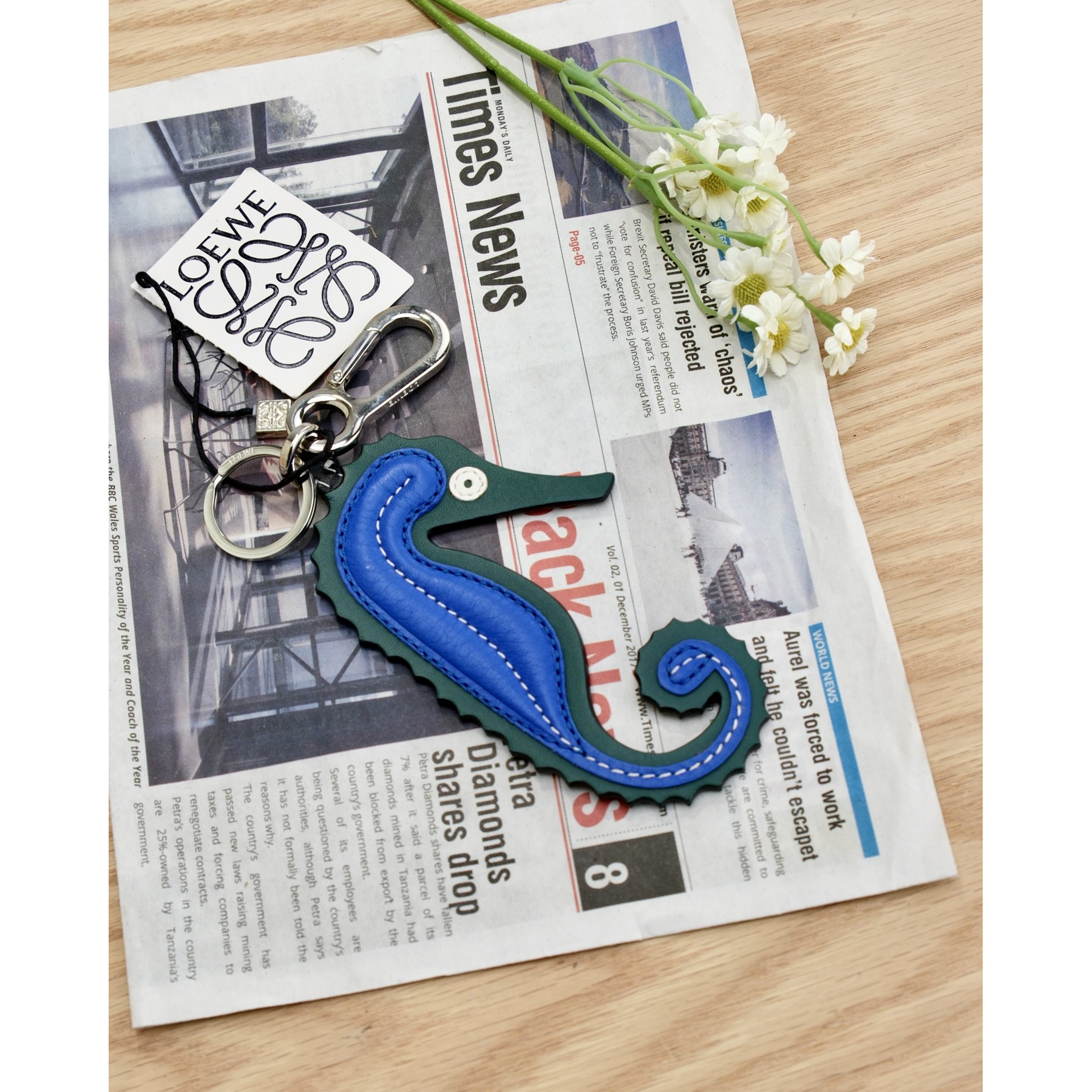 99新 LOEWE/罗意威 嘉壹（6789）海马挂件