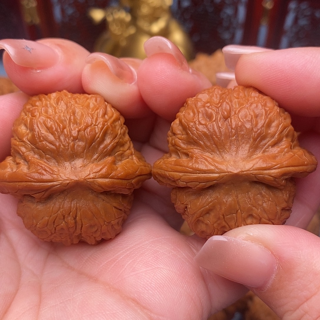 把件文玩核桃38全品绝配血麒麟