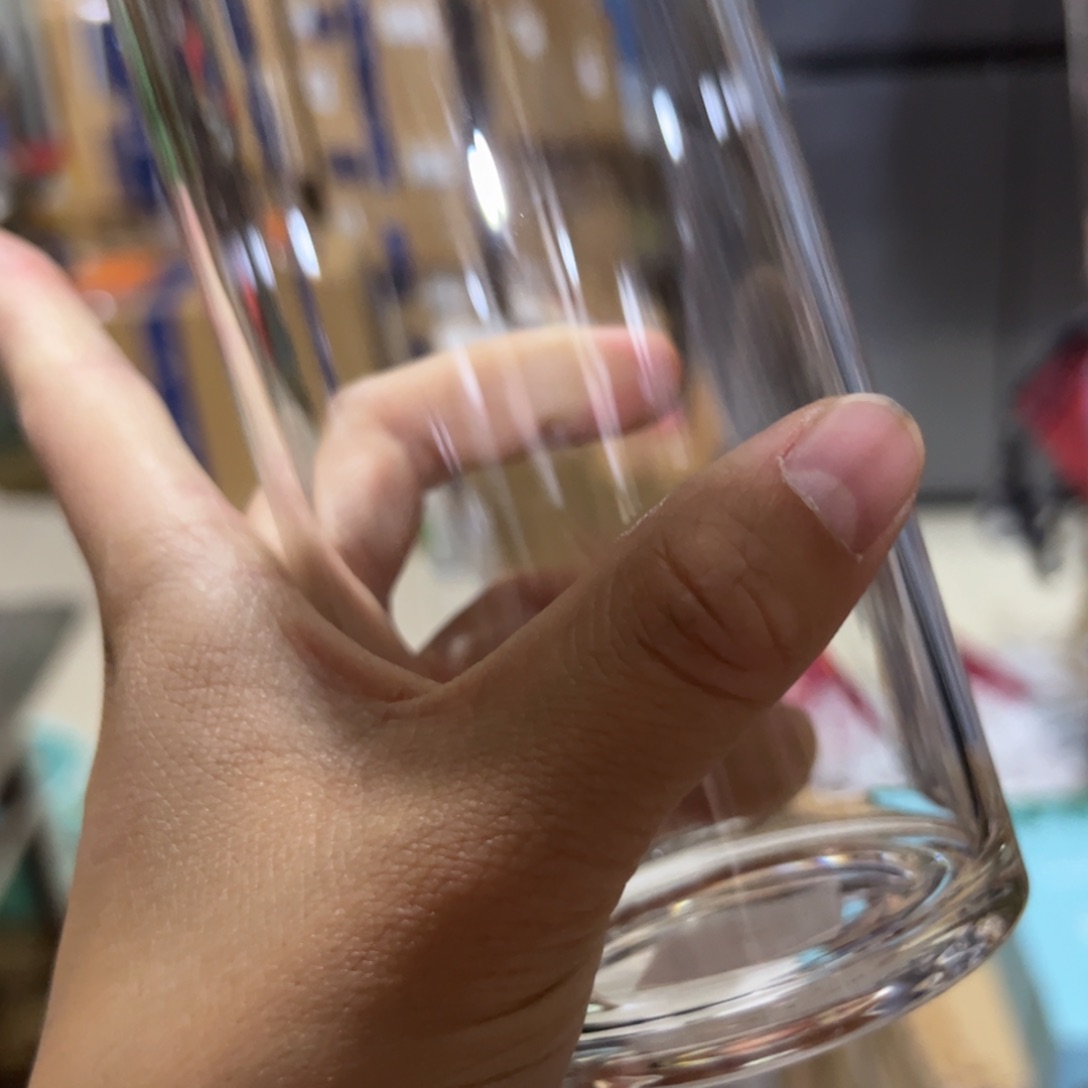 玻璃杯5305305301206单层烫手玻璃杯➕杯套