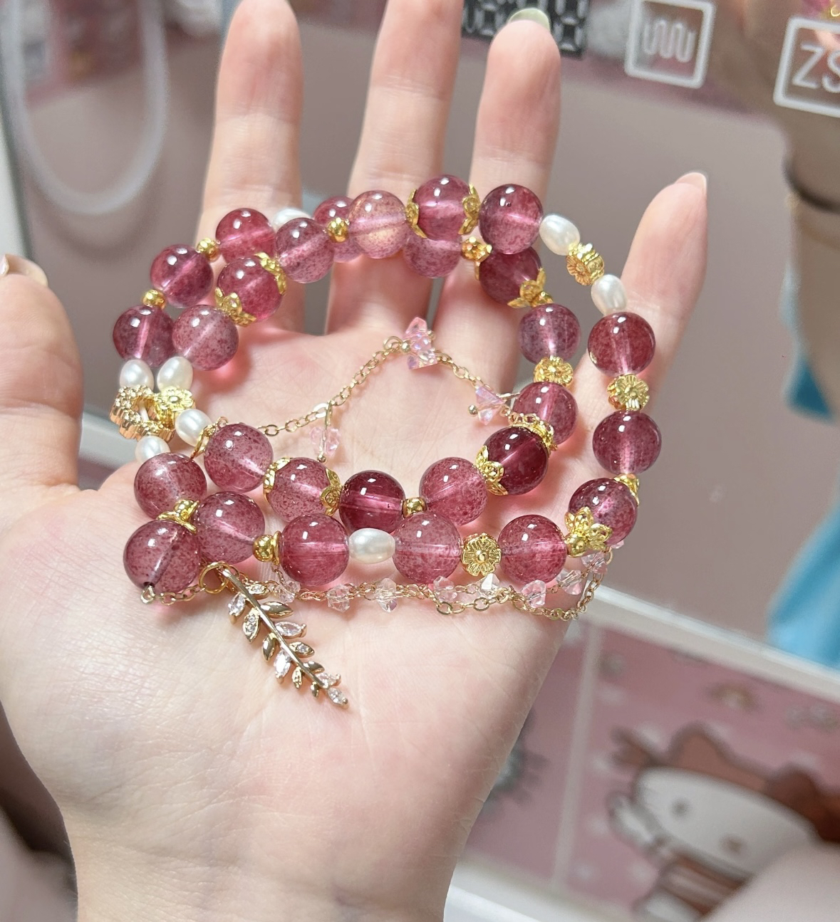 （体验珠珠）琉璃珠珠手工串珠DIY手链小挂件diy饰品手