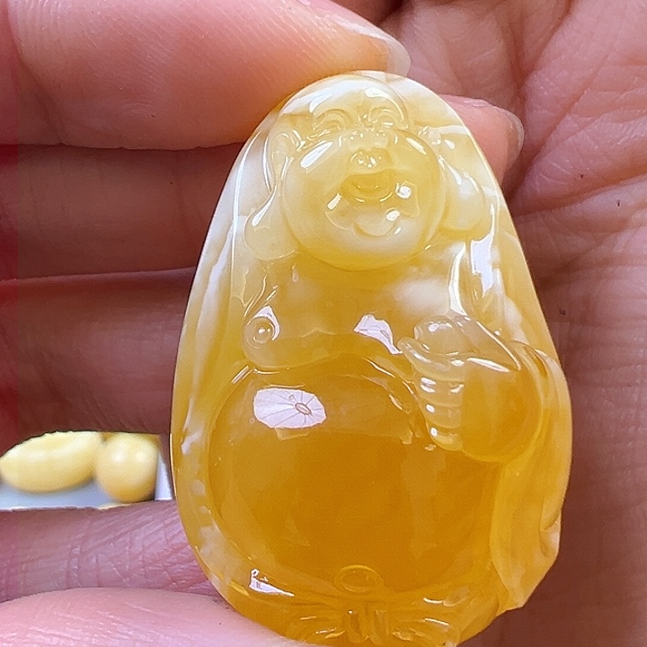 蜜蜡颈饰未镶嵌蜜蜡