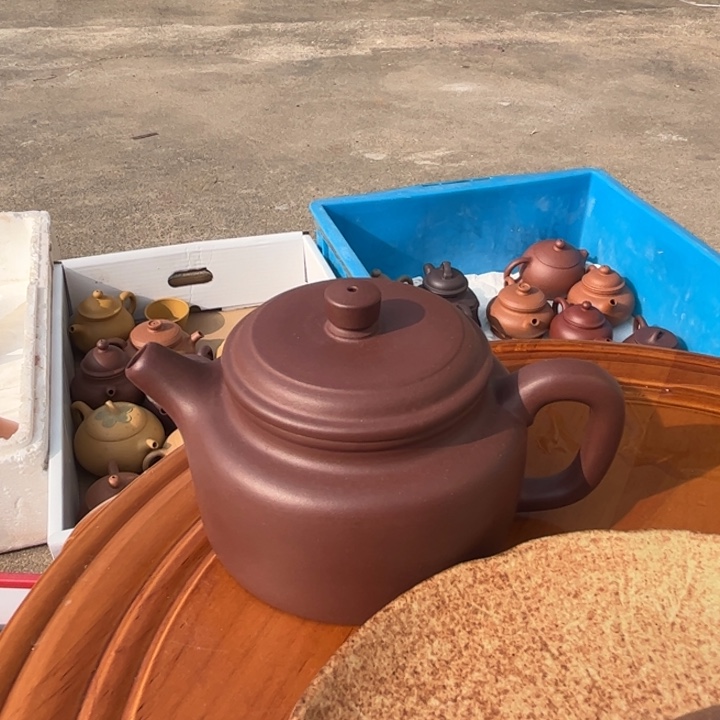 茶壶紫砂底槽青精工得中