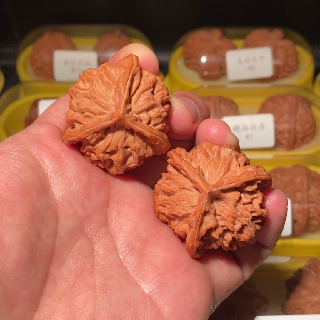 把件文玩核桃41盘山公子帽球奔精品对