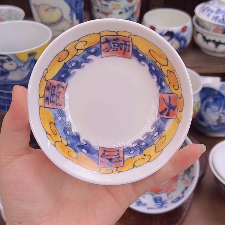 无盖款瓷杯碟5555