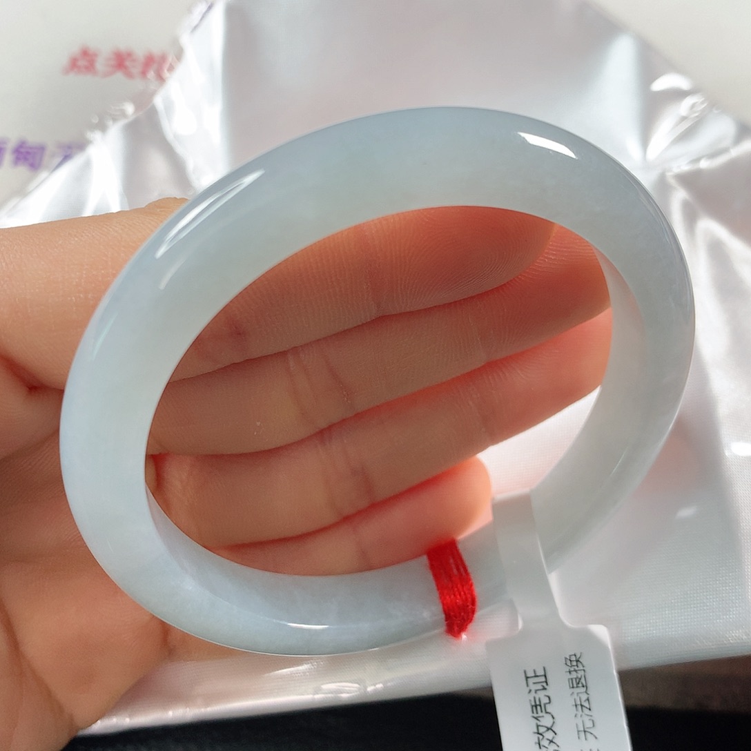翡翠手镯未镶嵌 正圈①②③