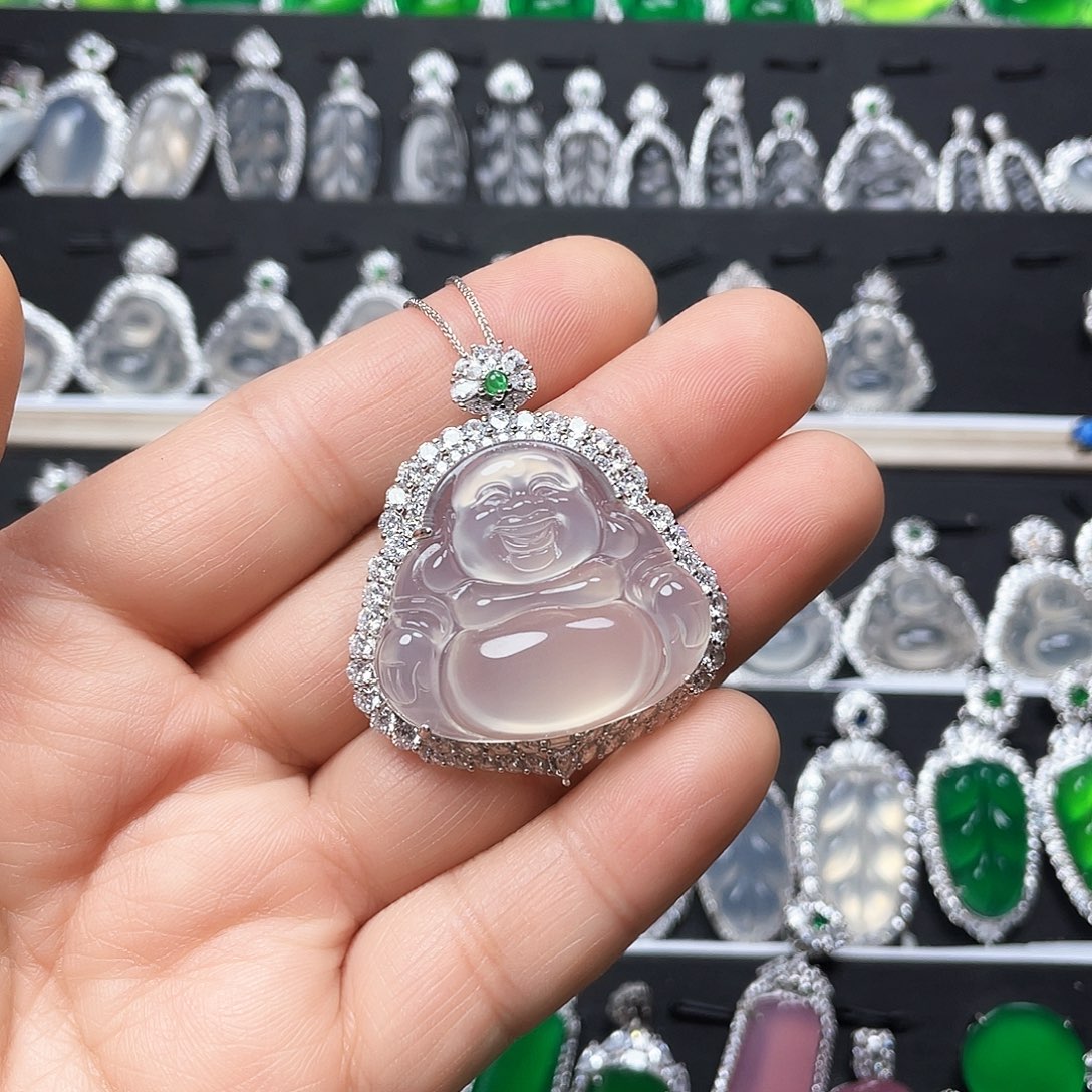 玛瑙/玉髓颈饰银S925镶嵌