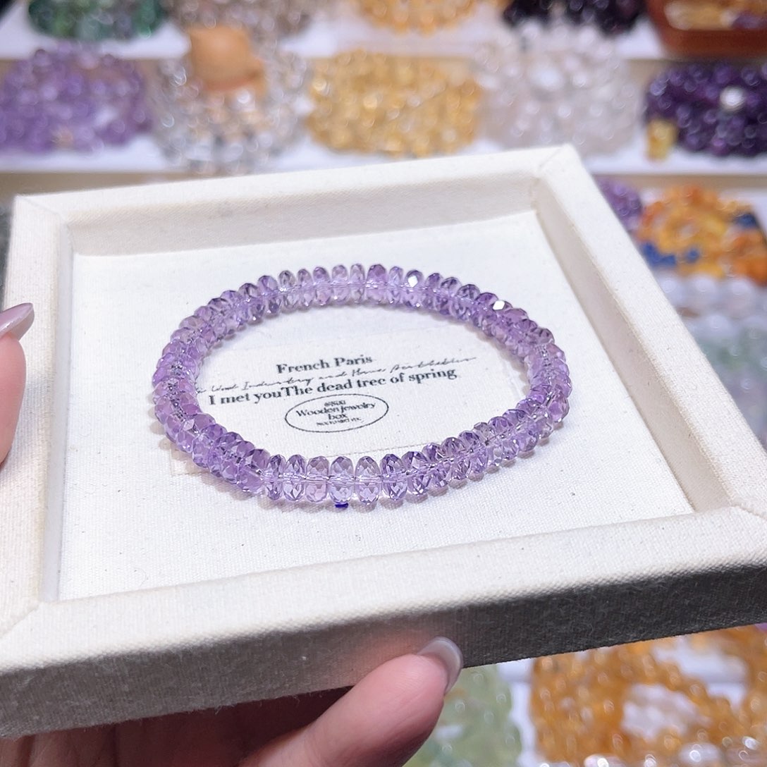 水晶手串未镶嵌一****三天然水晶14.8g