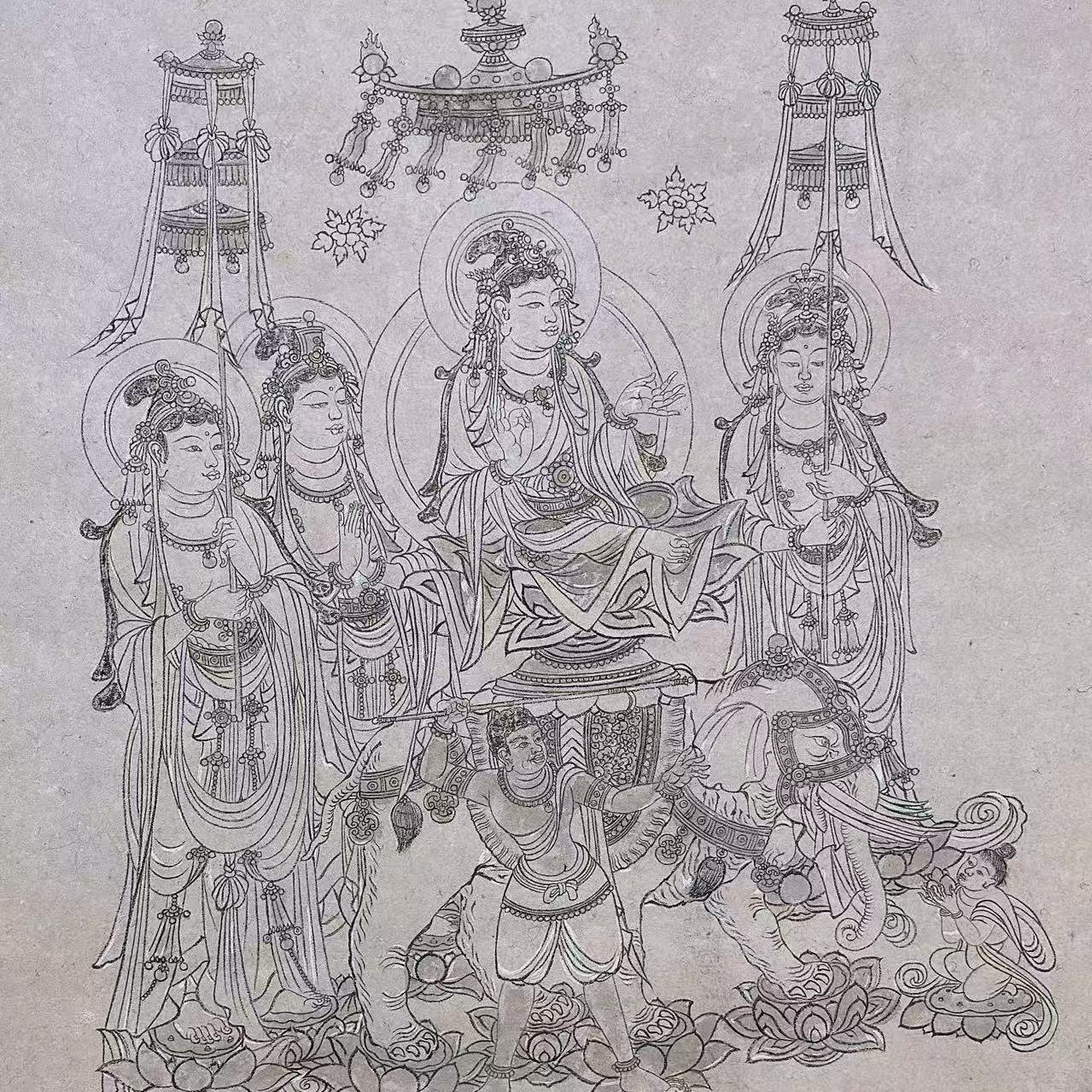 榆林窟 025窟 普贤菩萨