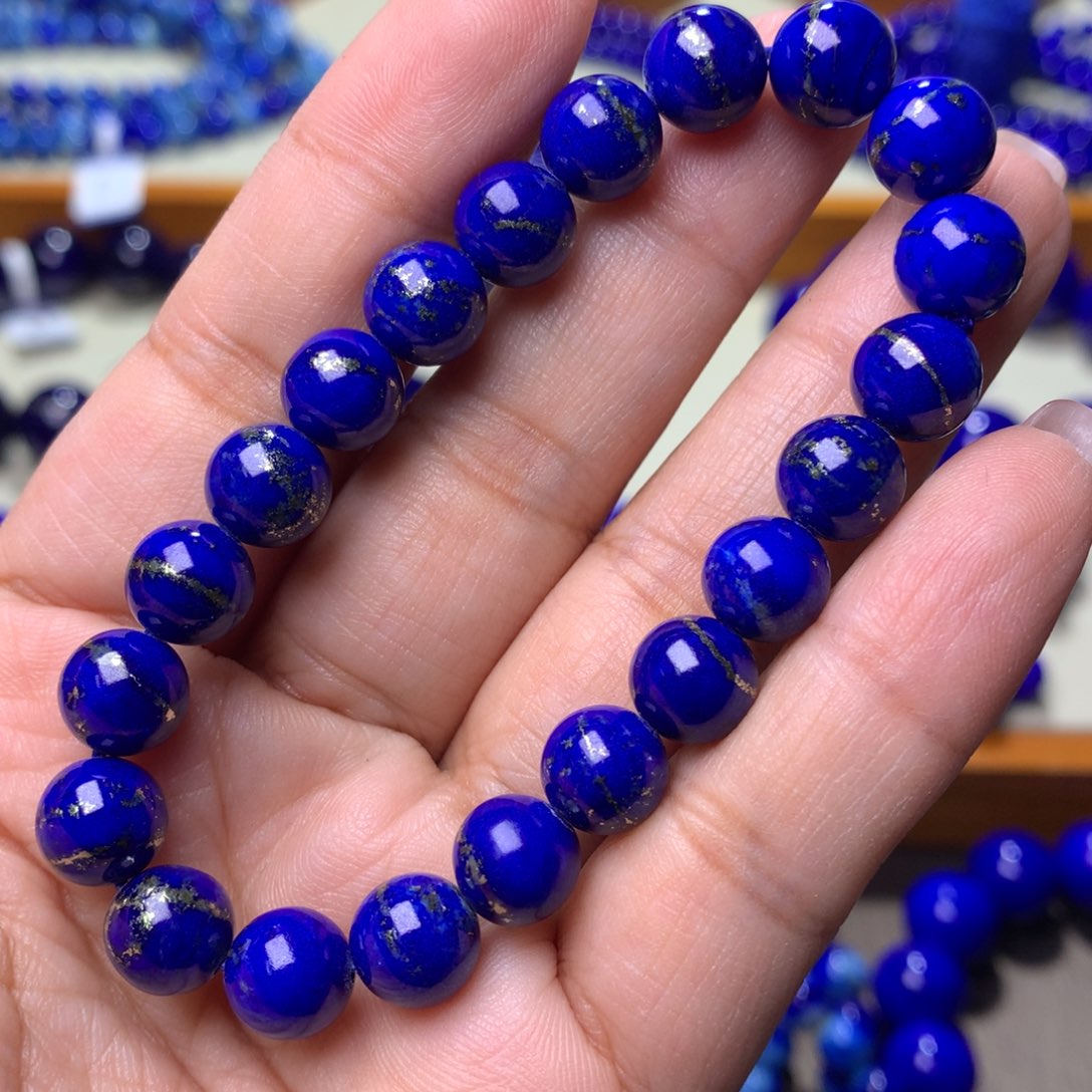 青金石手链未镶嵌8.8m