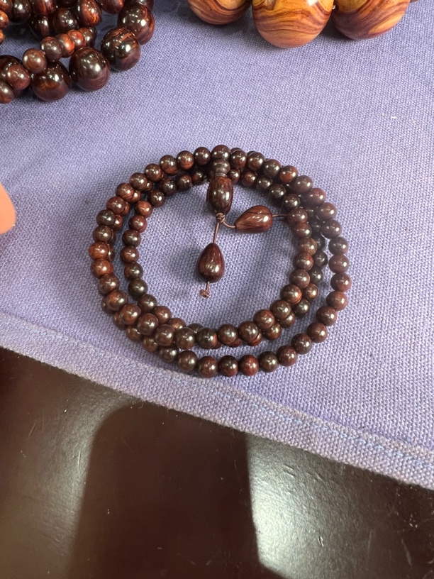 老料油梨佛珠手串文玩男女适用0.6m