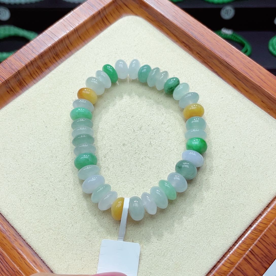 未镶嵌手链翡翠翡翠