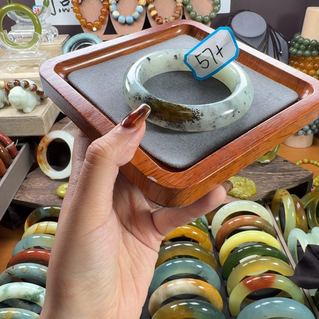 蛇纹石玉合金手镯