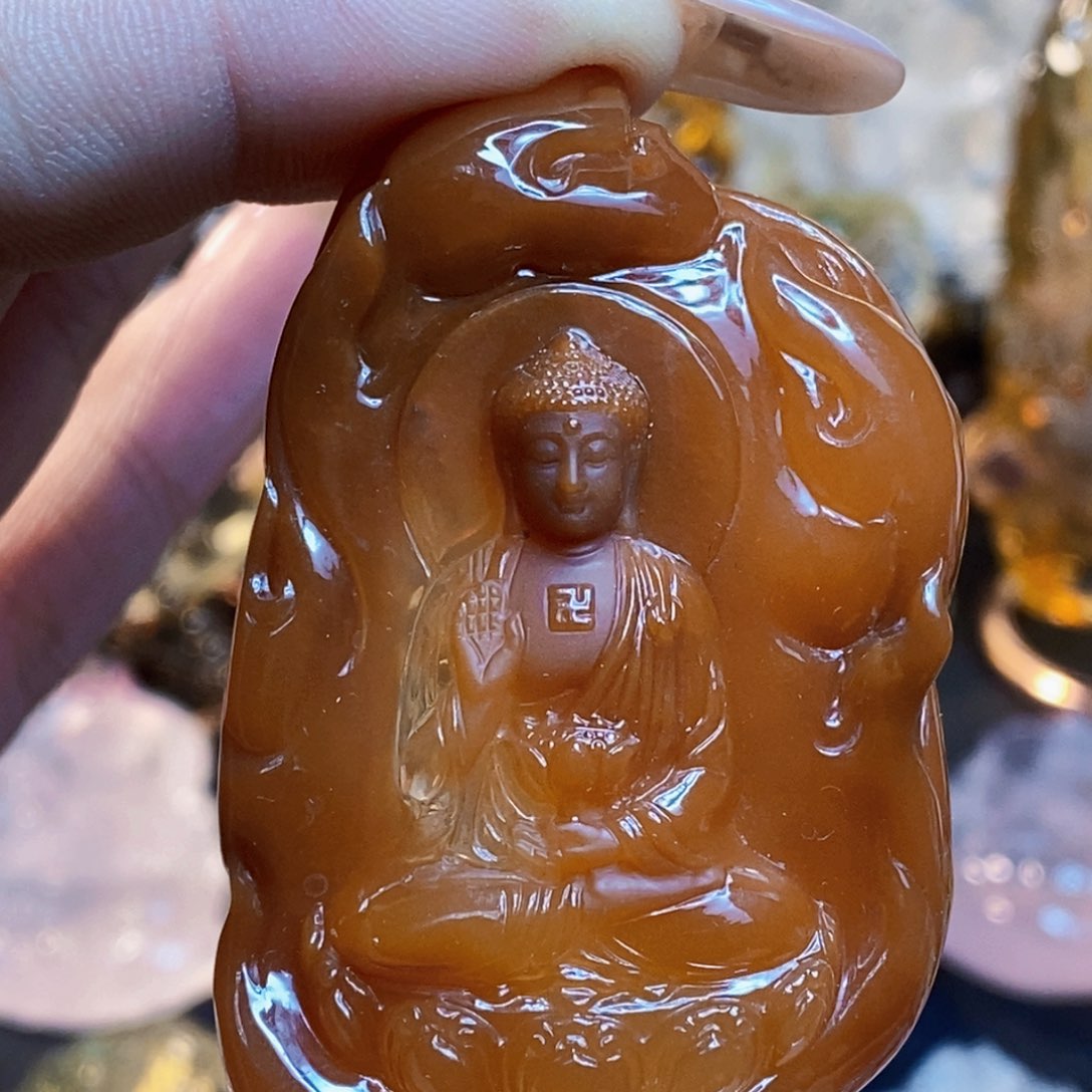 水晶颈饰未镶嵌吊坠