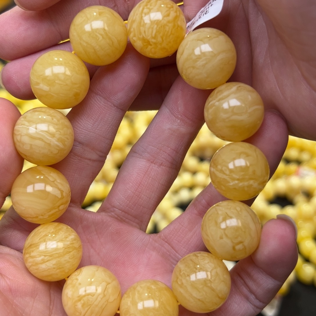 【闪购商品】琥珀珠宝奇石未镶嵌18mm47.9g