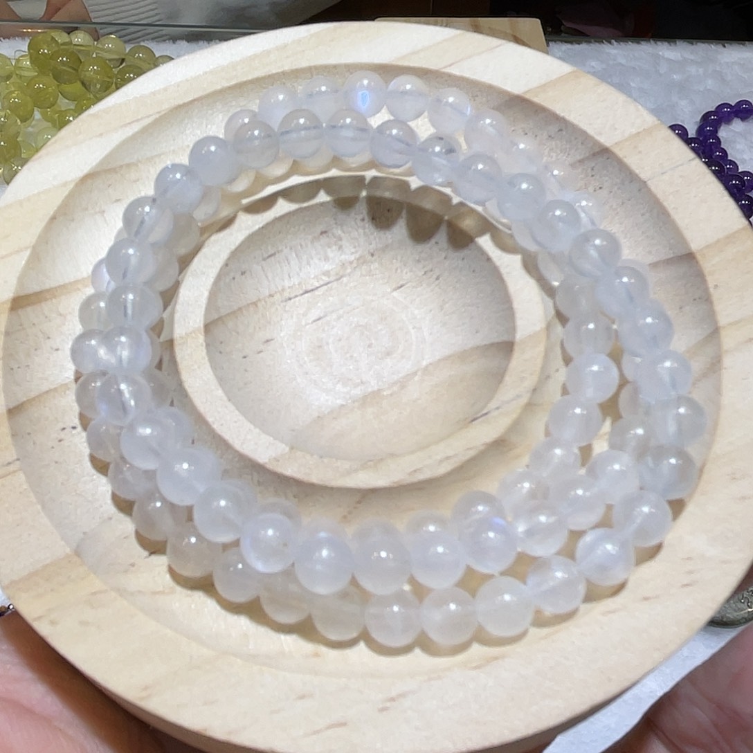 水晶手链未镶嵌天然水晶三圈手链