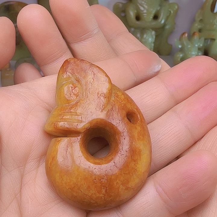 和田玉吊坠(不含链)未镶嵌