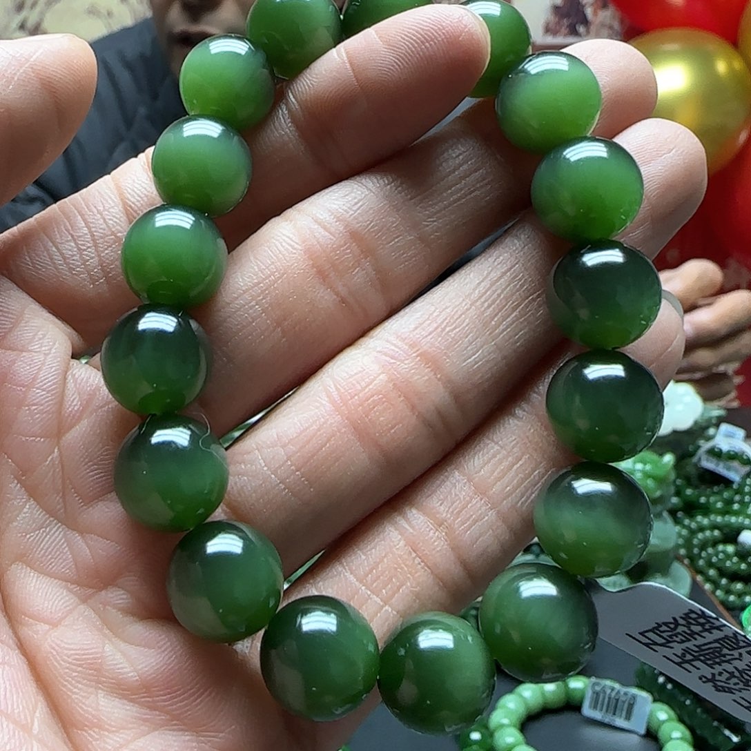 和田玉手串未镶嵌