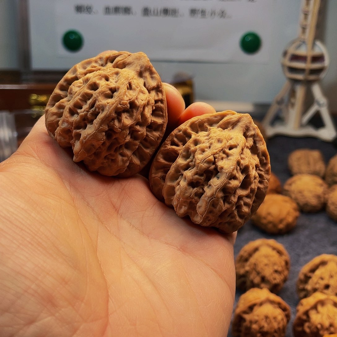 猴头核桃把件达*佛度42尺