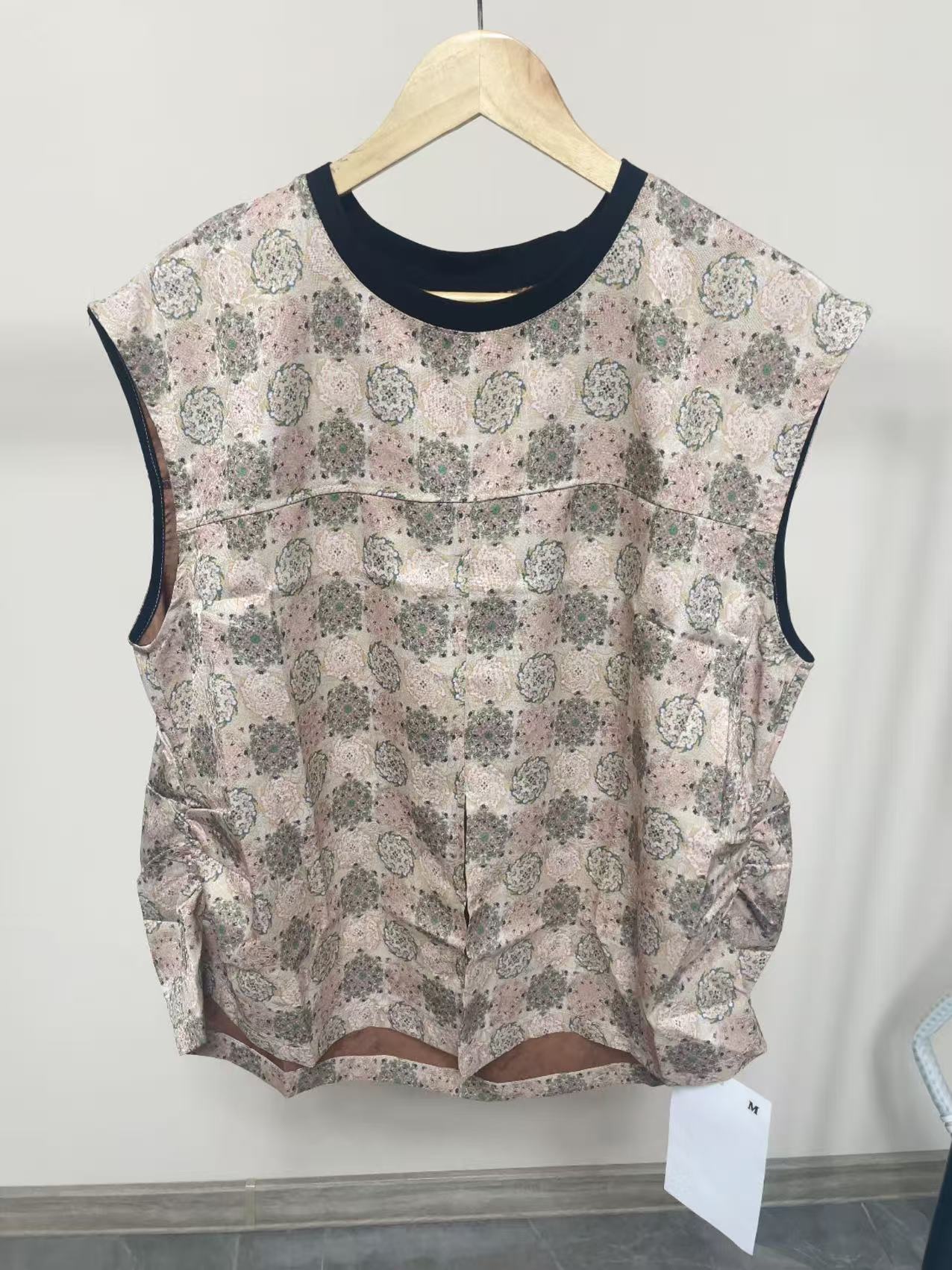 夏季大码背心2025新款新中式宽松无袖上衣女