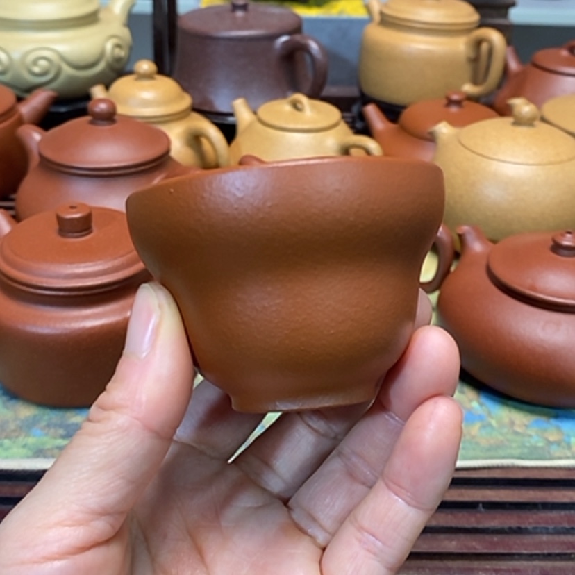 【闪购商品】紫砂茶壶朱泥半手工60毫升