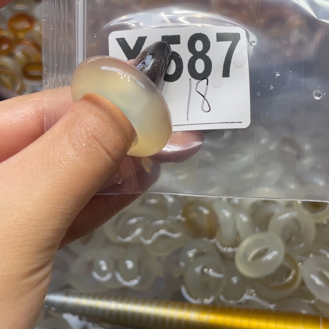 玛瑙/玉髓未镶嵌戒指587