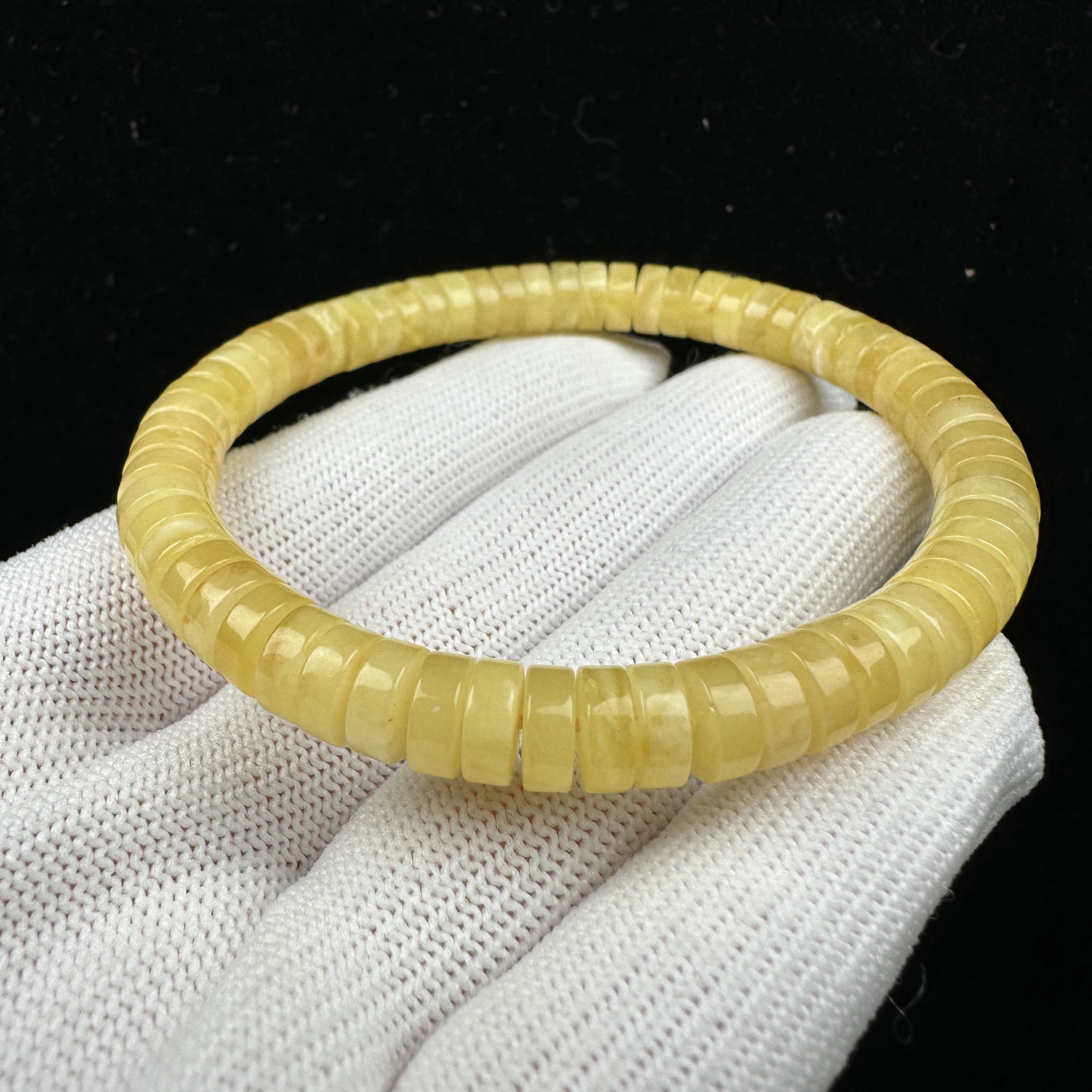 G1458天然蜜蜡药片 7.3mm 7.2克