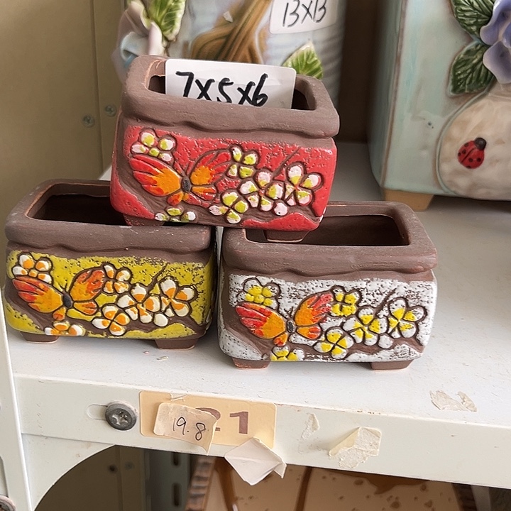 粗陶材质多肉花盆