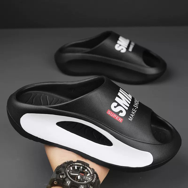 踩屎感拖鞋男夏季2025新款家居浴室洗澡防滑耐磨家用待客女凉拖鞋