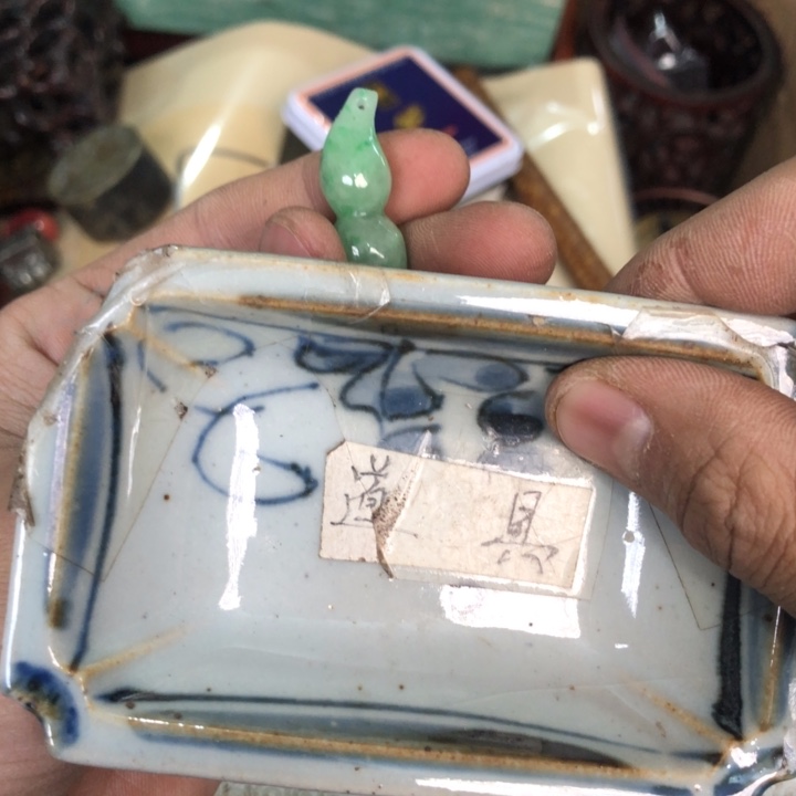 陶瓷孤品单件车里拍