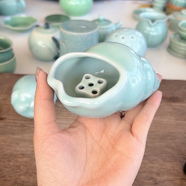 小米茶器龙泉青瓷