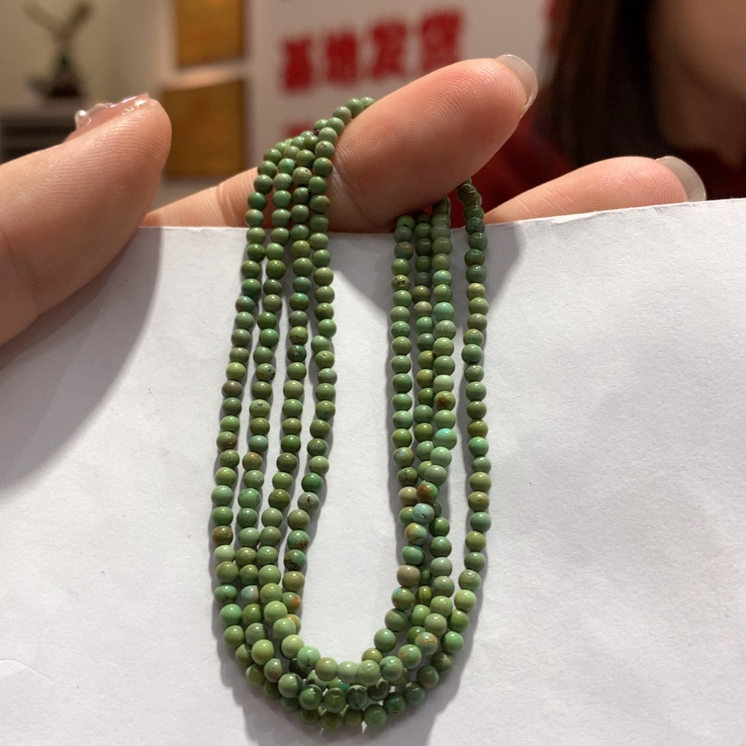 绿松石长链未镶嵌