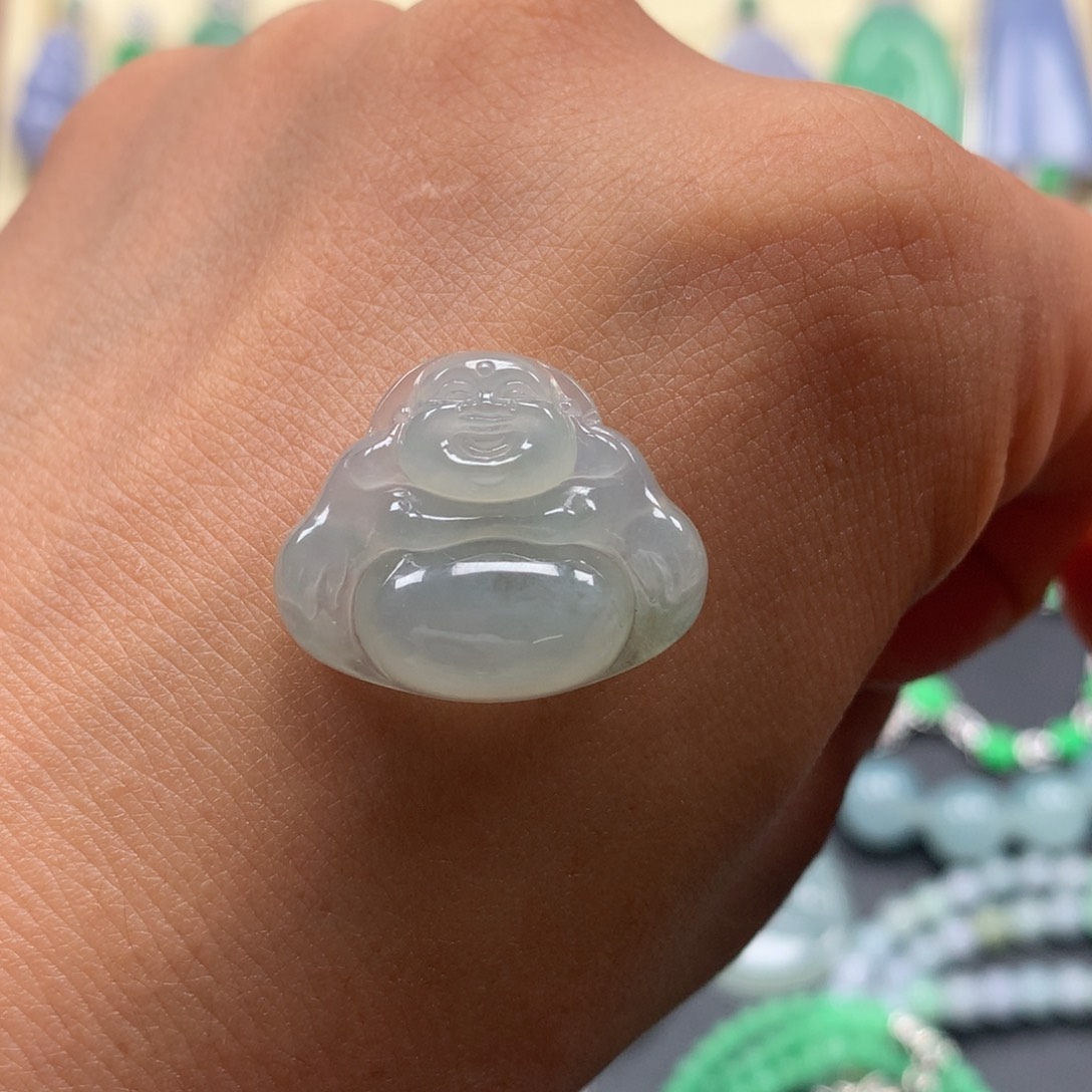 颈饰未镶嵌翡翠佛公