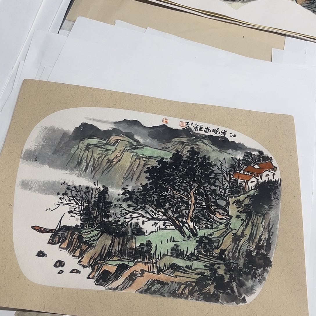 姜奇老师山水作品