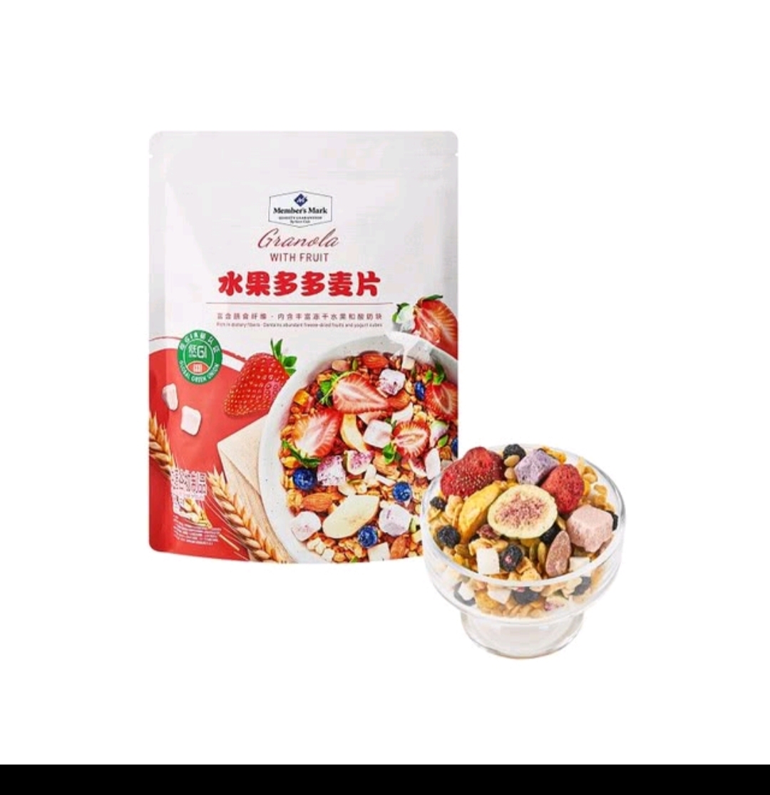 山姆代购MM水果多多麦片1kg
