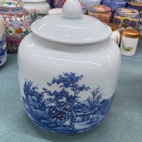 瓷片陶瓷茶叶罐密封罐