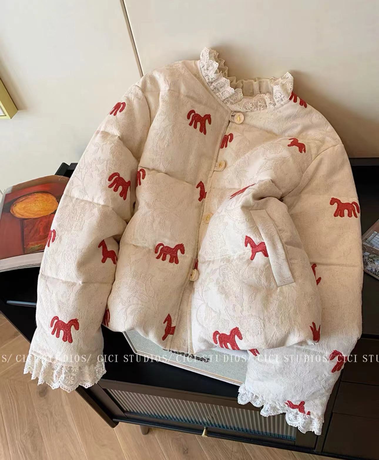 【棉服】马上有财--新中式加棉设计师高定轻奢宽松休闲复古国潮百搭