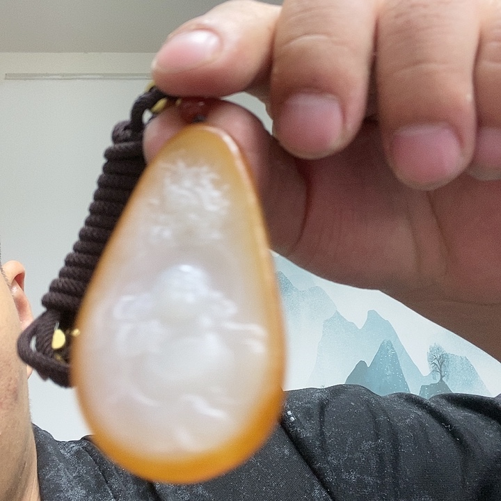 和田玉未镶嵌颈饰c