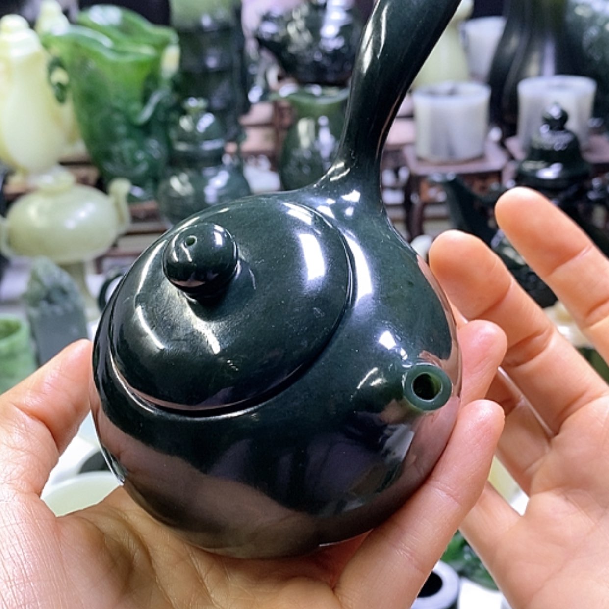 【闪购商品】和田玉（青玉）摆件未镶嵌福利