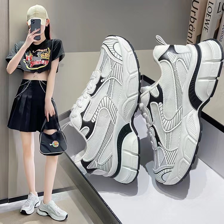 网红时尚透气增高休闲老爹鞋2023-2