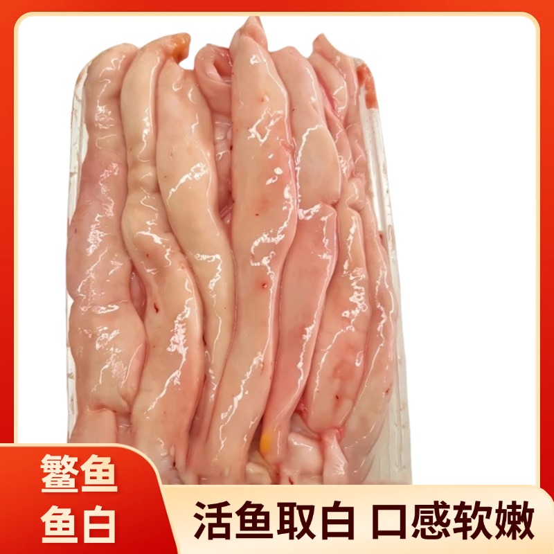 鱼白鱼油赤嘴鳘鱼白新鲜鱼白鱼精子抽真空打包冷链海鲜